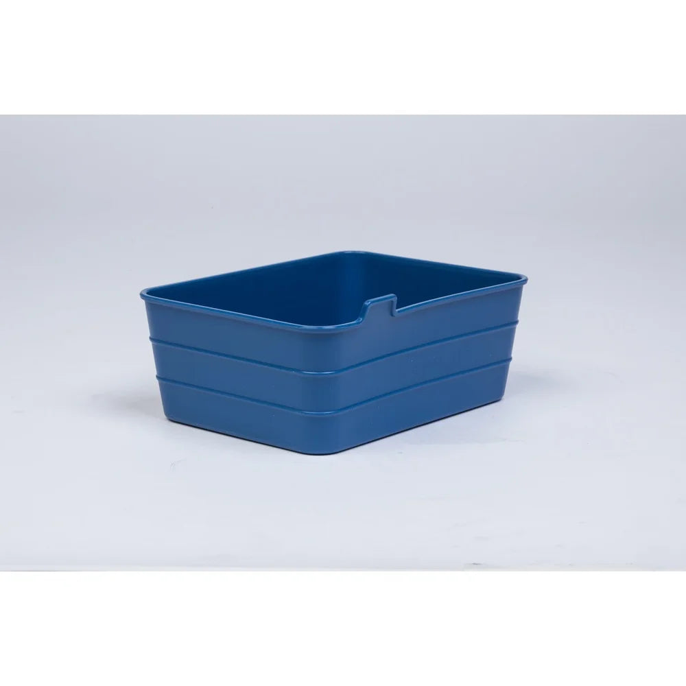 Set of 3 Flexible Drawer Organizers Solid Wall Design Storage Trays