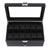 24-Slot Carbon Fiber Watch Box 2-Tier  (Black)