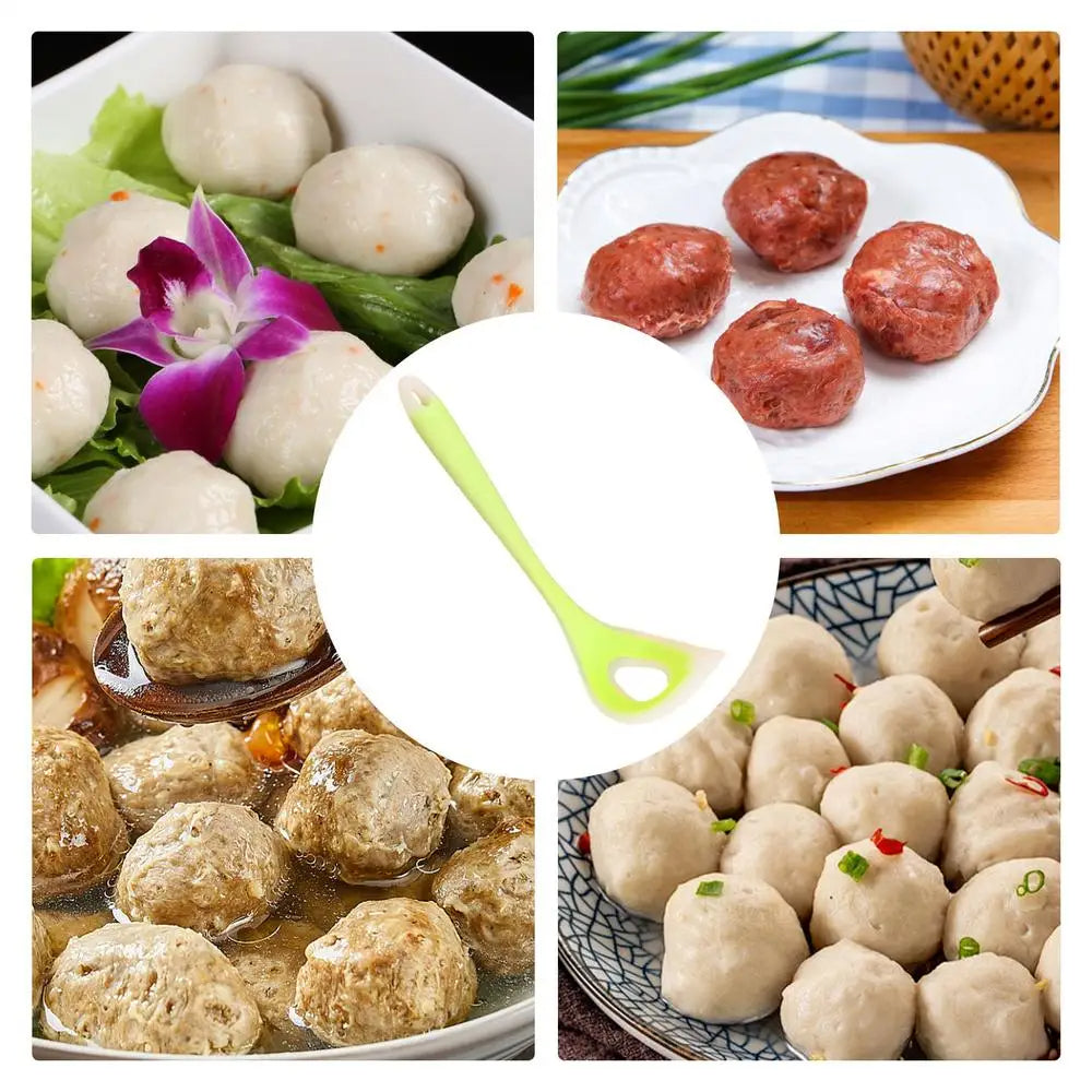 Silicone Meatball Maker Tool for Kitchen (Red)