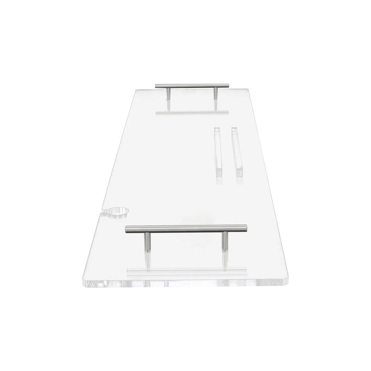 Luxury Acrylic Bathtub Tray – Clear Bath Caddy with Phone, Wine Glass &amp; Book Holder