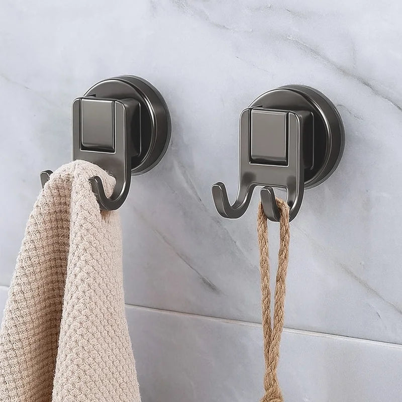 Suction Cup Hooks No-Drill Vacuum Wall Hooks for Bathroom Shower