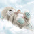 Breathing Otter Sleep and Playmate Musical Stuffed Baby Plush Toy with Light Sound (Gray)