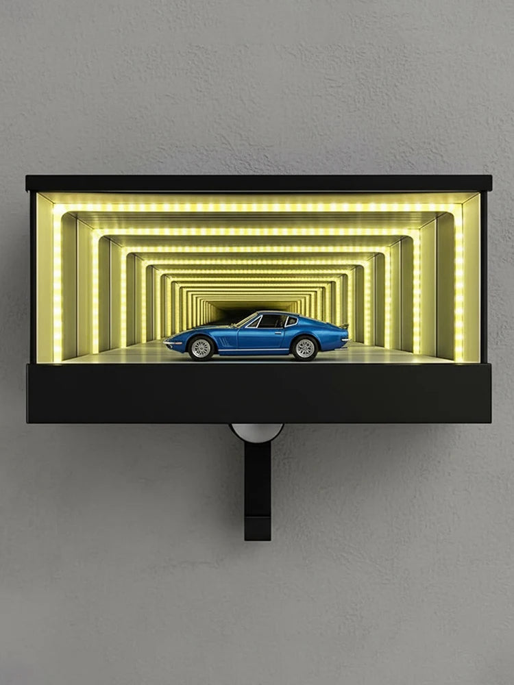 3D Printed Wall Mount Car Key Holder Infinity Garage Keychain Rack