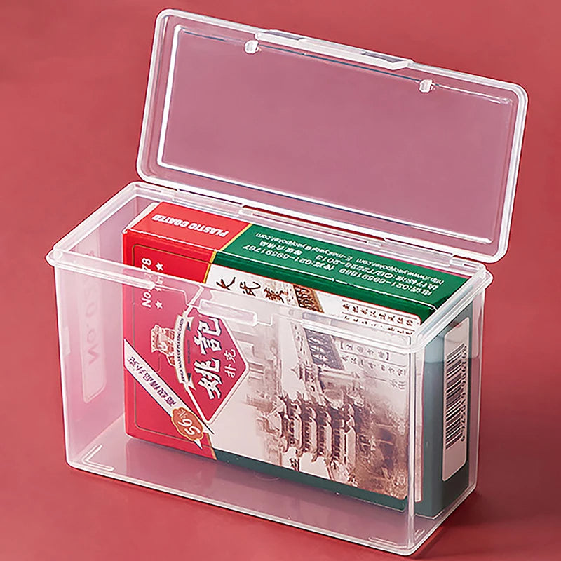 New Transparent Plastic Boxes for Playing Cards