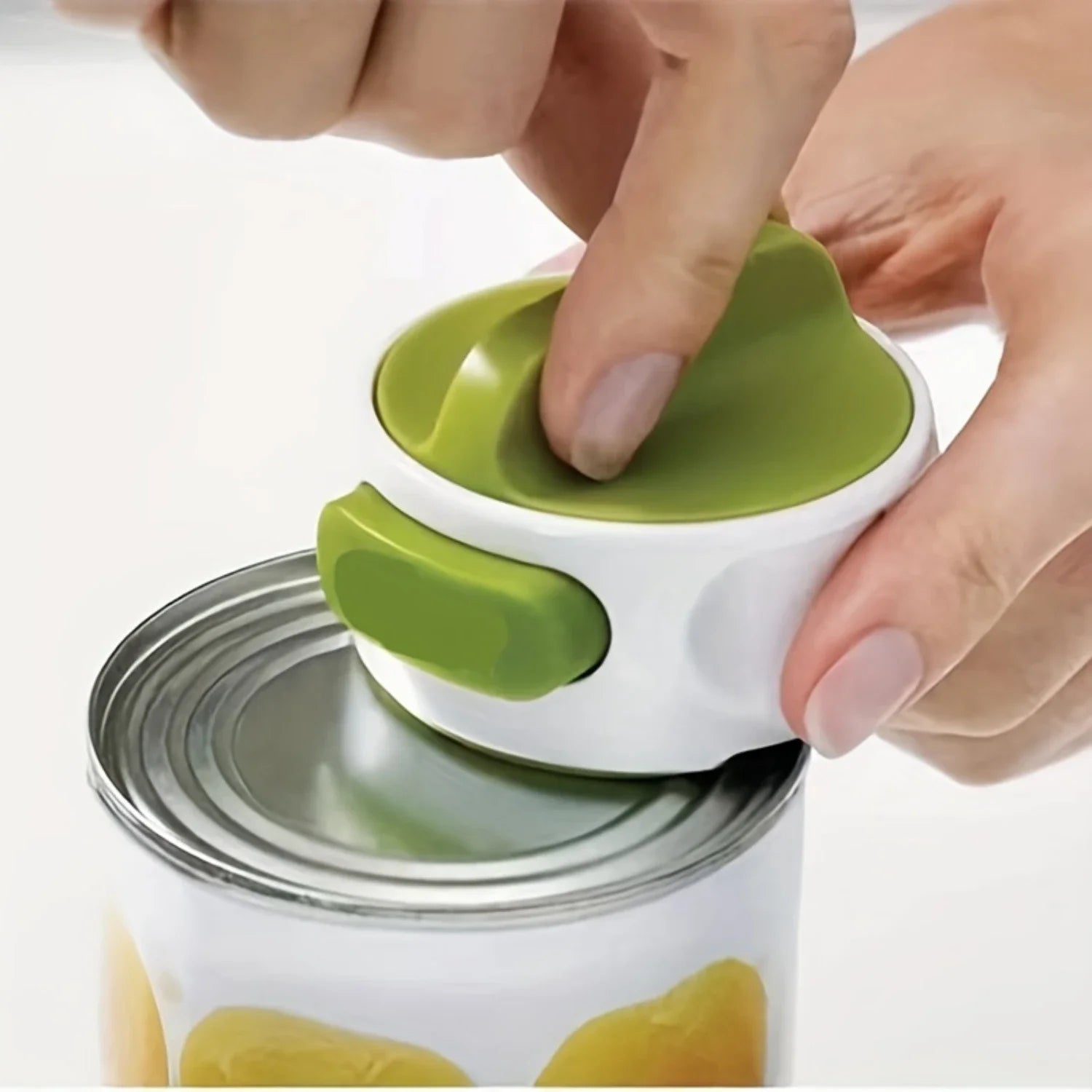 Professional Stainless Steel Can Opener 2-Pack for Kitchen Commercial Use (Green)