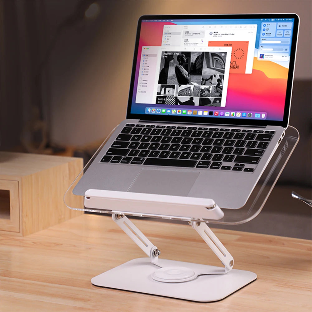 Acrylic Foldable Desktop Riser Adjustable Recipe Book Holder