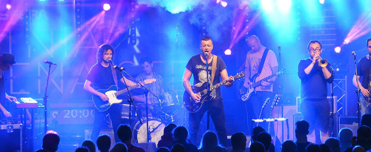 4 in 1 LED Stage Light 4PCS 80W Remote Control (US Plug)