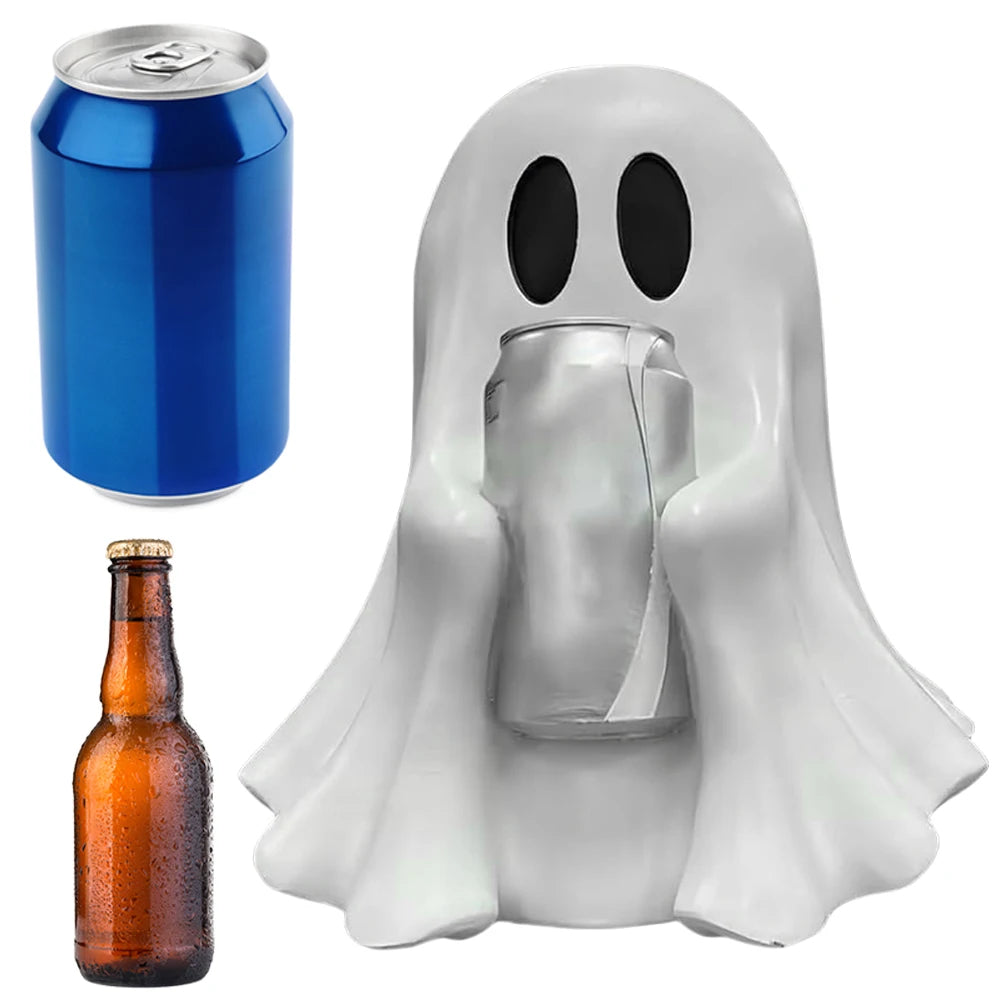 Cute Resin Ghost Drink Holder Stand 15CM