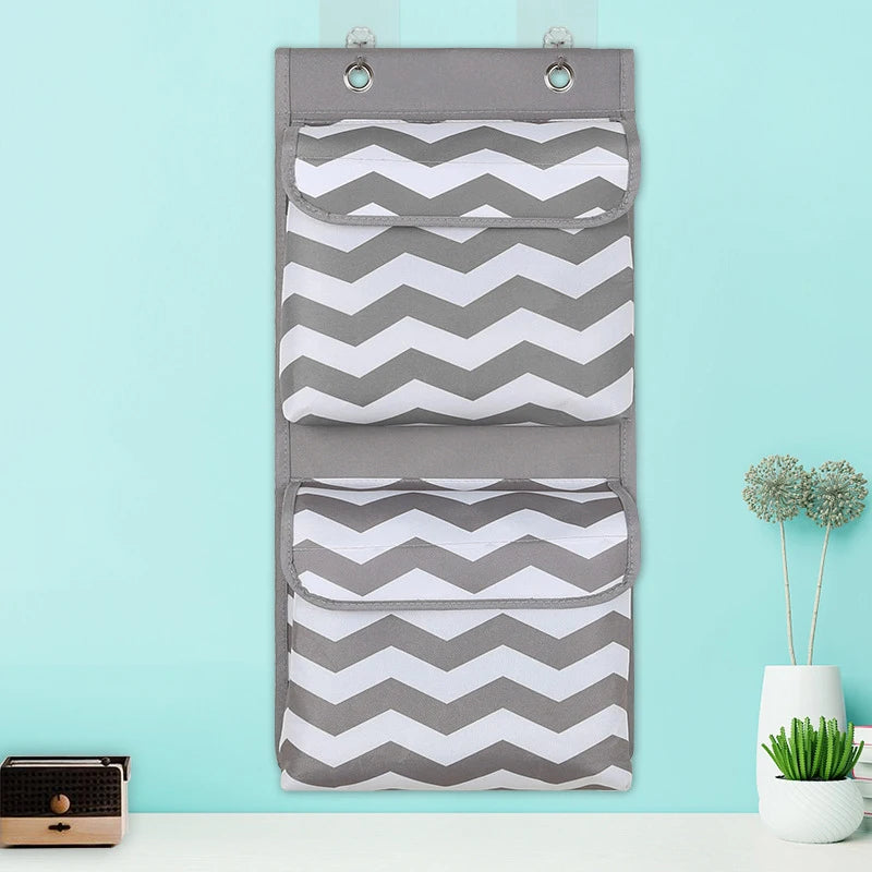 Oxford Fabric Hanging Storage Bag (Gray)