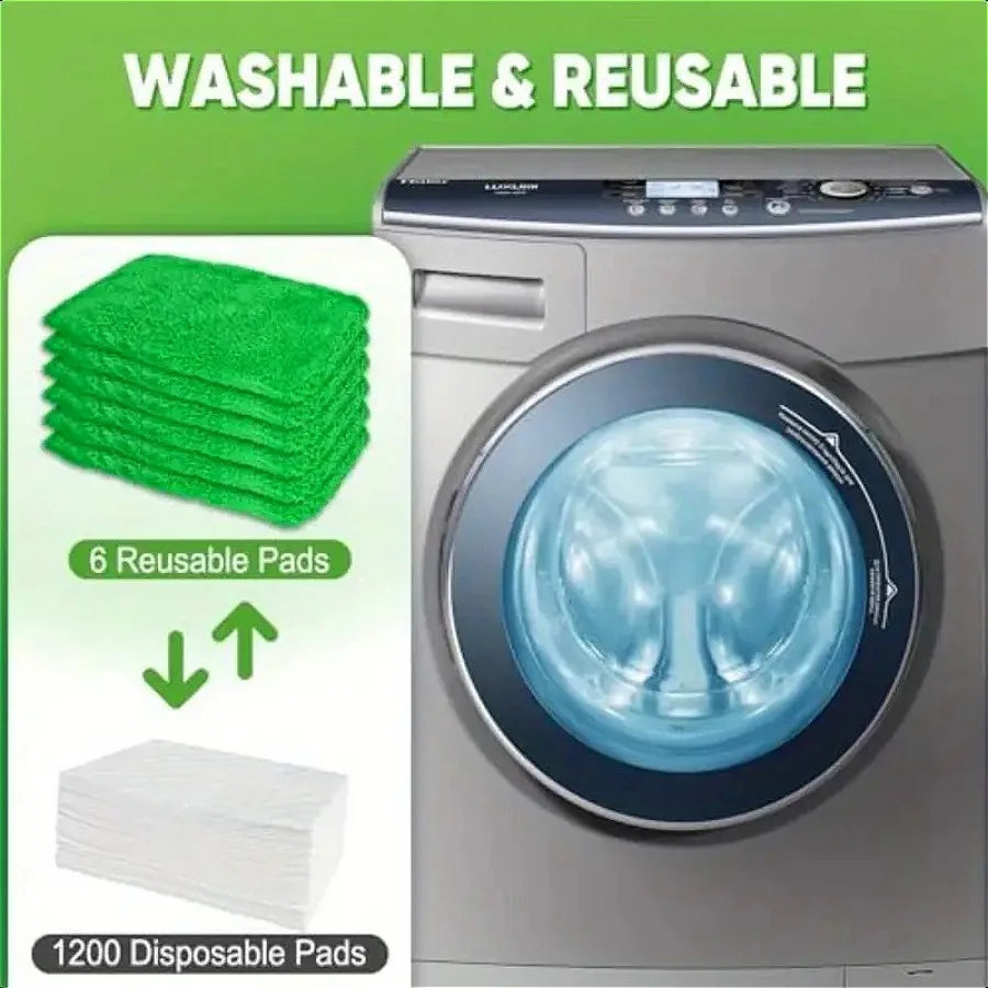 Reusable Dry Sweeping Wet Mopping Pads for Household Floor Cleaning
