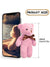 10pcs Mini Cute Cartoon Plush Bear for Home Decoration Birthday Girl Gift Doll (Pink)