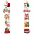 Christmas Door Banner with Santa and Snowman for Christmas Decorations