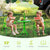Portable Picnic Set for Kids with Two Folding Chairs & Umbrella (Light Green)