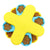 Interactive Puzzle Toy for Dog Training and Mental Stimulation (Yellow)