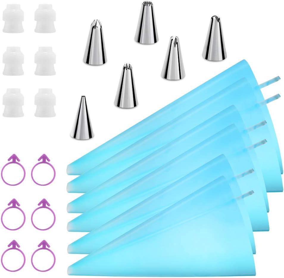 Cake Decorating Tools with Icing Pastry Bags Supplies for Cookie Cupcakes