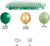 Green and Gold Balloons Arch Garland Kit 129PCS Dark Emerald Green Sage Green