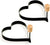 Nonstick Heart Pancake Egg Ring, Set of 2