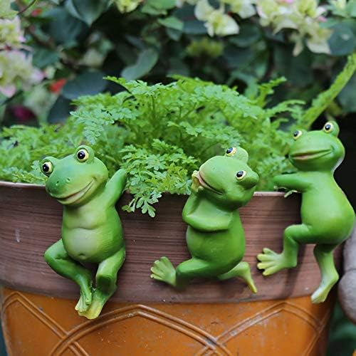 3 Frogs Resin Garden Decor