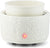 Ceramic Wax Melt Burner 3 in 1 Oil Burner Electric Wax Melter Fragrance Warmer for Home Office, White Leaves