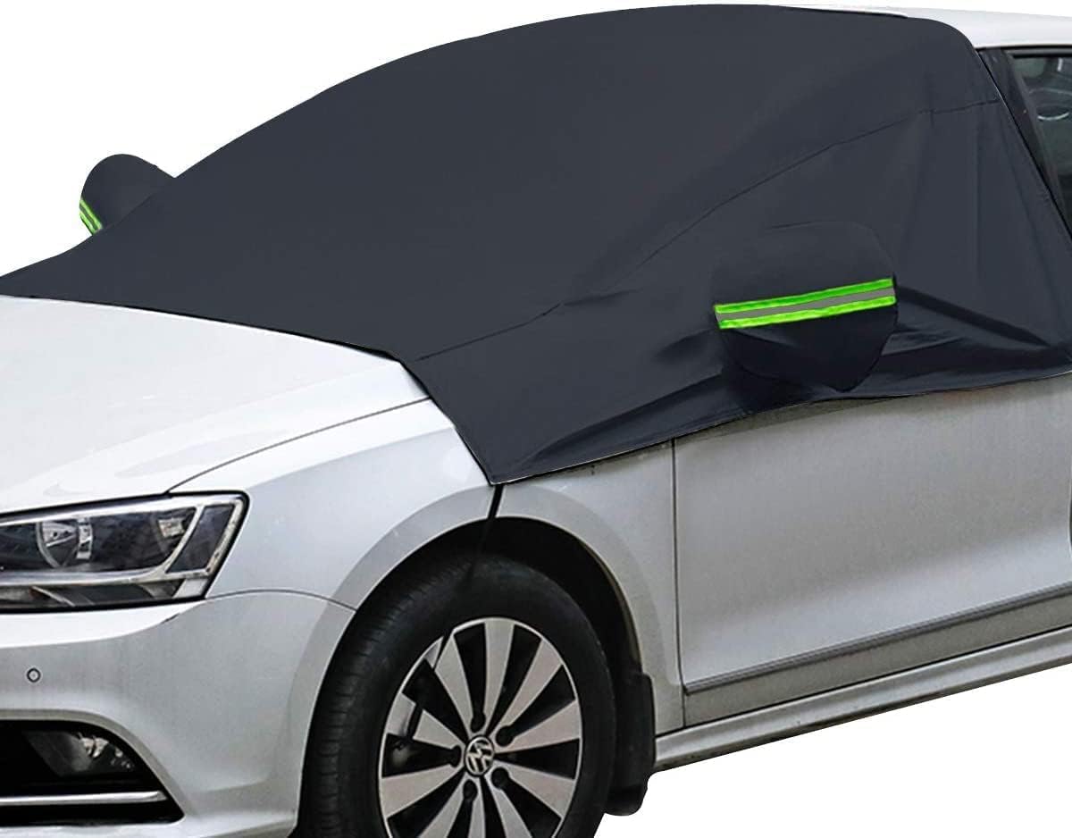 Windshield Snow Ice Cover with Side Mirror Covers (94.5" x 65")