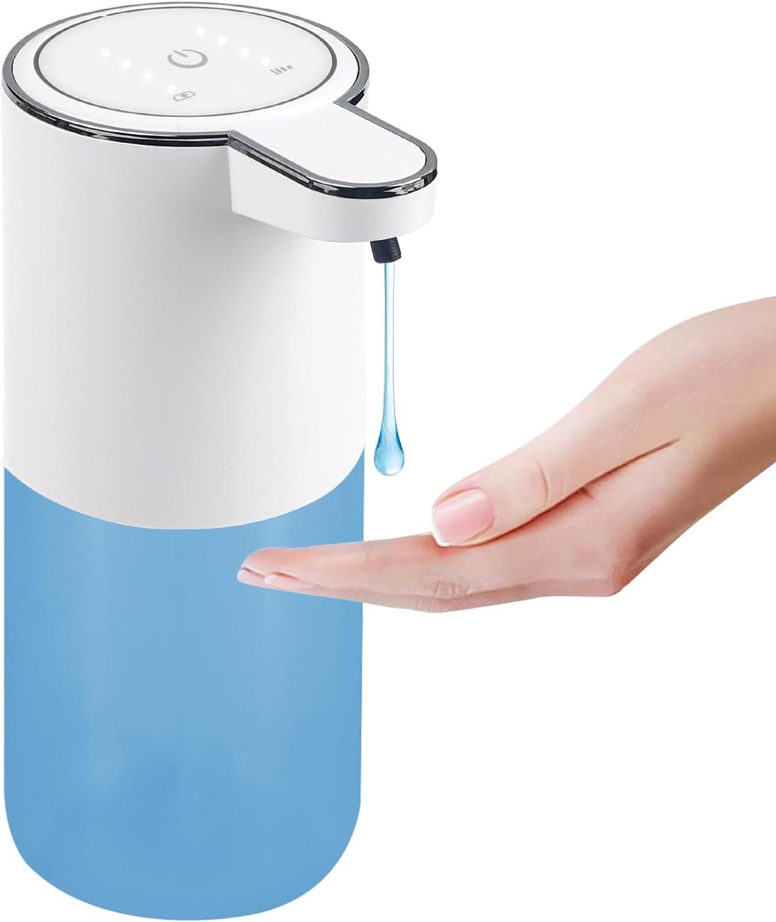 Liquid Soap Dispenser Automatic Soap Dispenser, 4 Adjustable Levels, 4 Power Indicators