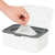 Wipes Dispenser Refillable Wipe Container, Keeps Wipes Fresh (Gray)