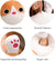 Cat Plush Pillow 19.68" Cute Kitten Stuffed Animal Body Hugging Toy for Kids