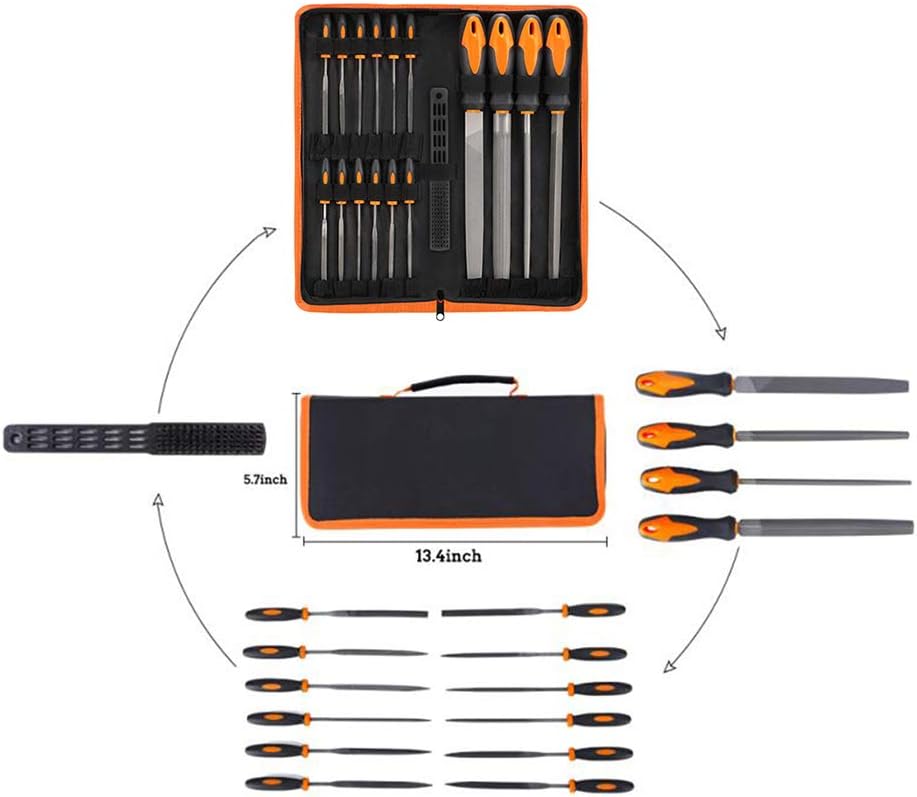 17PCS File Tool Set with Carry Case