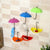 Umbrella Shaped  Key Hanger Rack Decorative Holder Wall Hook For Kitchen Organizer Bathroom Accessories