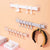 Bathroom Towel Rack Paste Punch-Free Kitchen Single-Pole Rag Hanger Bathroom Thickened Towel Bar 6 Hooks