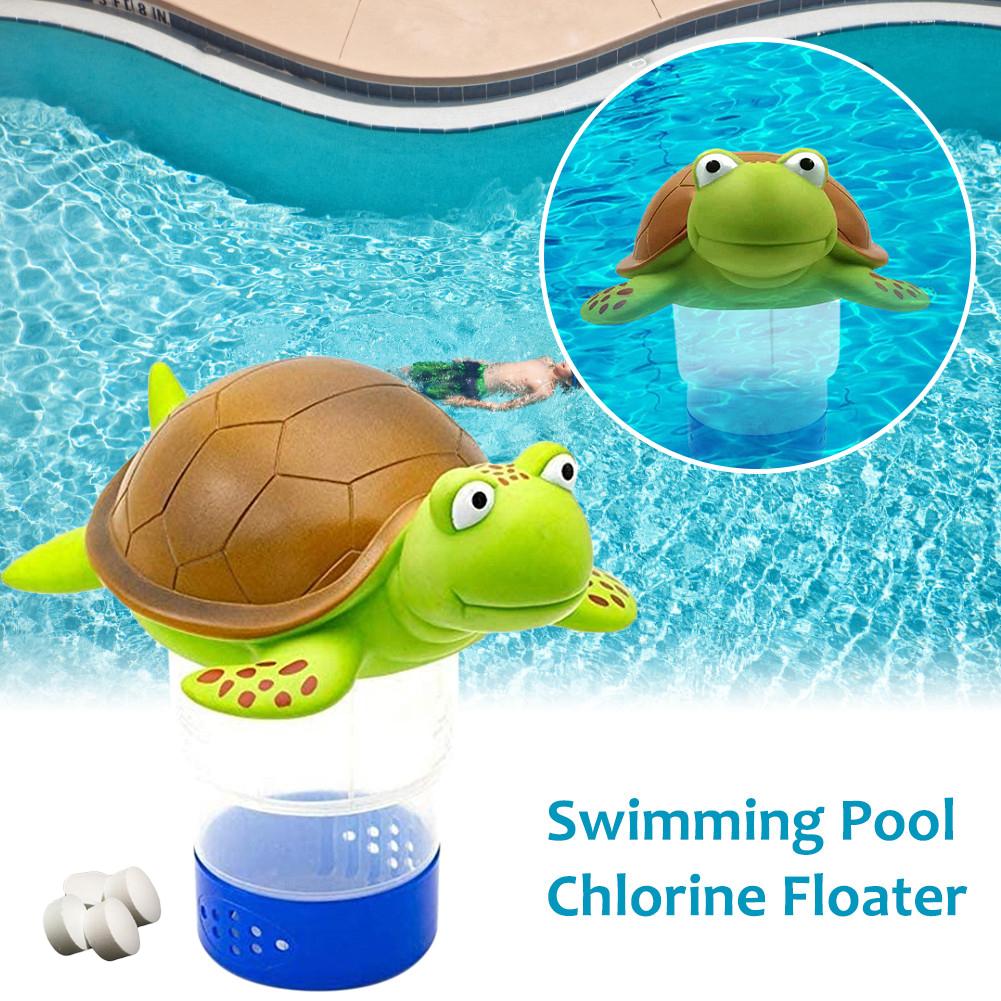 Swimming Pool Chlorine Turtle Floater Swimming Pool Chlorinator Vinyl Floating Turtle