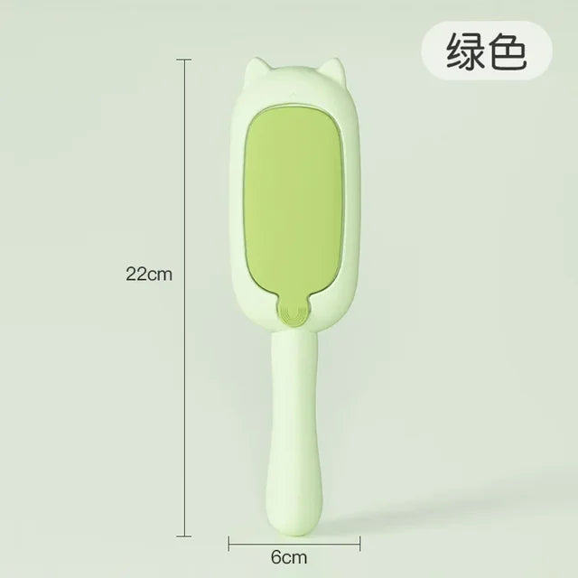 Effective Pet Hair Removal Brush for All Surfaces (Green)