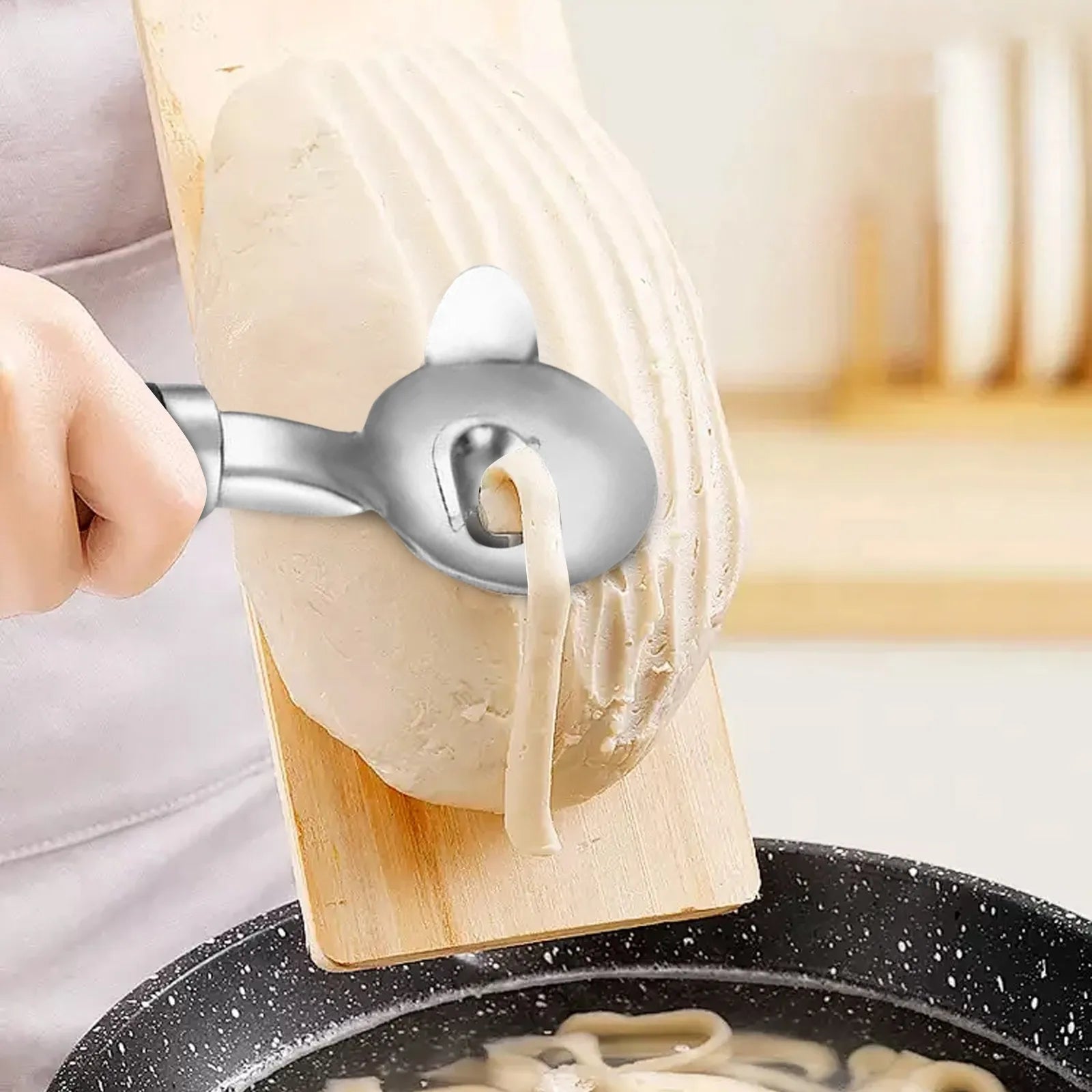 Stainless Steel Cactus Peeling Spoon Kitchen Gadget