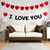 I Love You Valentine Day Banner Love Heart Paper Banners