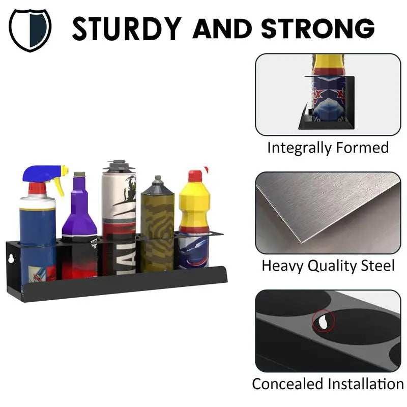 Magnetic Spray Can Steel Paint Can Holder for Garage Workshop
