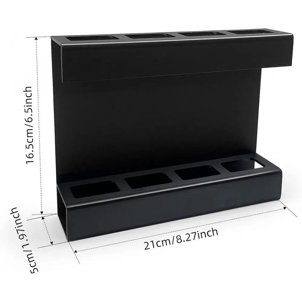 Acrylic Straw Holder Cabinet Door Mounted Kitchen Organizer