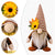 Thanksgiving Fall Gnome Sunflower Maple Doll Ornament, 1 Piece