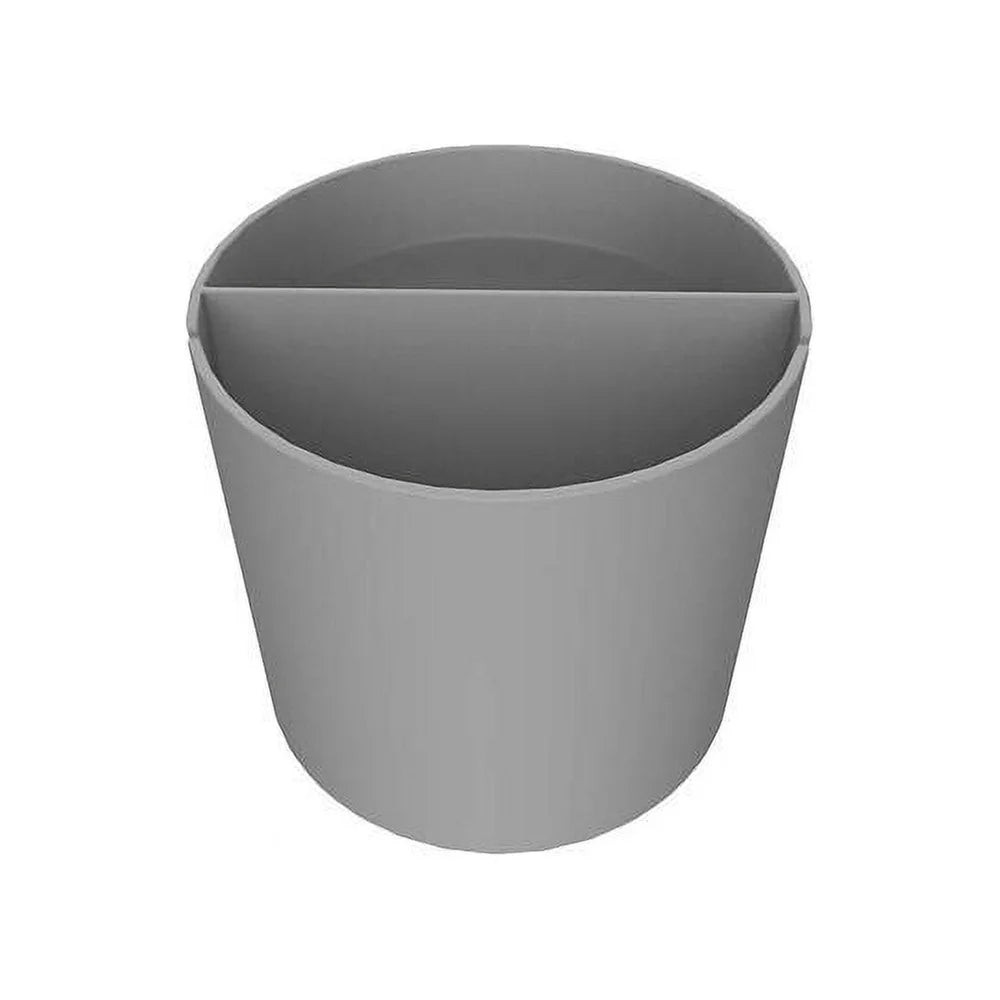 Small Clamping Desk Organizer – Space Saving Two-Section Rack for Writing Instruments and Office Supplies