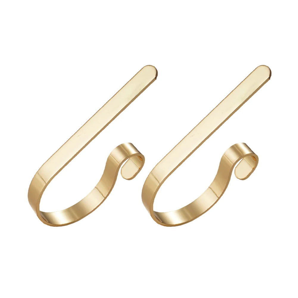 Durable Christmas Sock Hook Hangers 3PCS for Fireplace Decor and Supplies