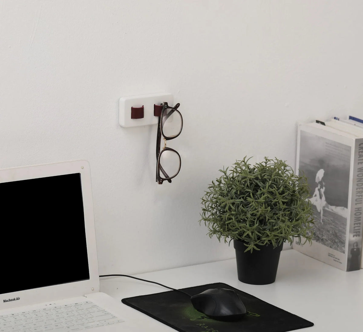 Spectacle Eyeglass Hanger Wood Sunglasses Organizer (Wood)