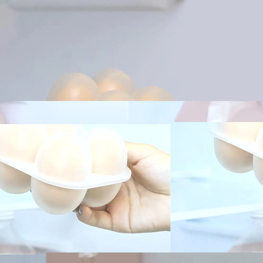 Egg Dispenser Storage Box 6 Grid Transparent