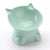 Cat Bowl Protecting Cervical Vertebrae with High Feet (Green)