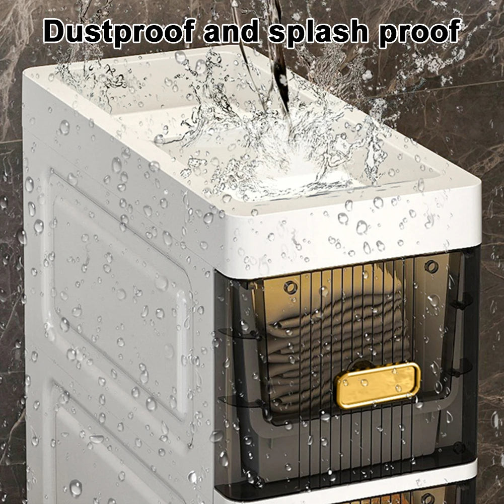 4-Tier Bathroom Storage Cabinet Space-Saving Bathroom Organizer