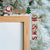 1PC Wooden Christmas Door Frame Ornament