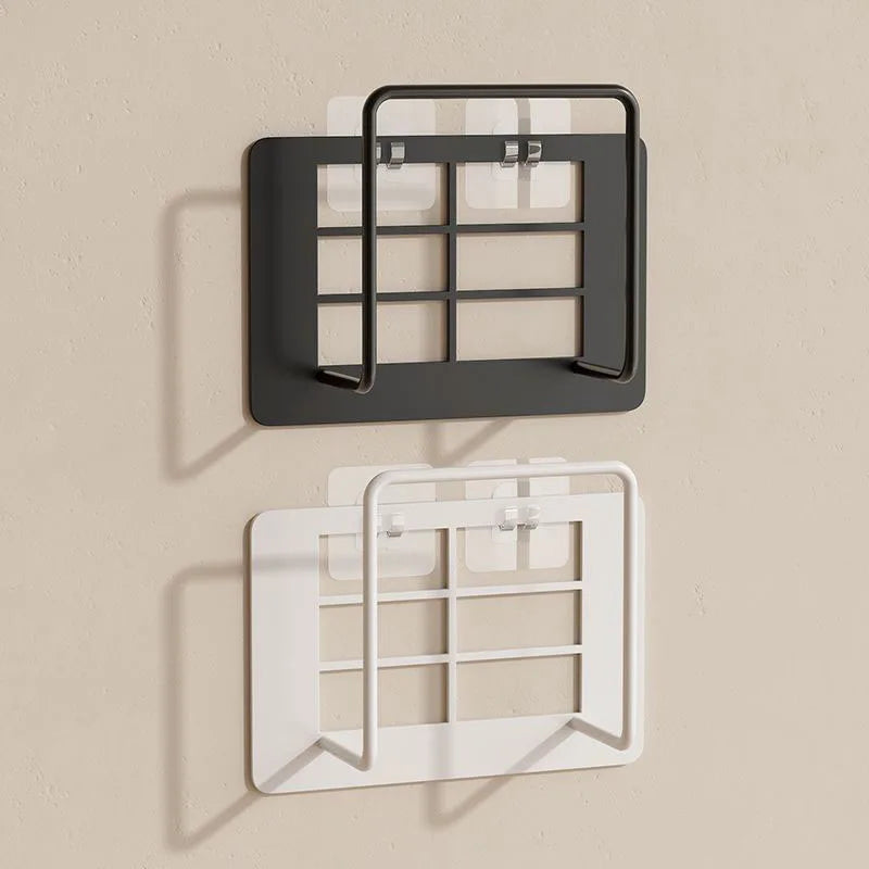 Cable Management Design Wall Mount Router Stand (Black)