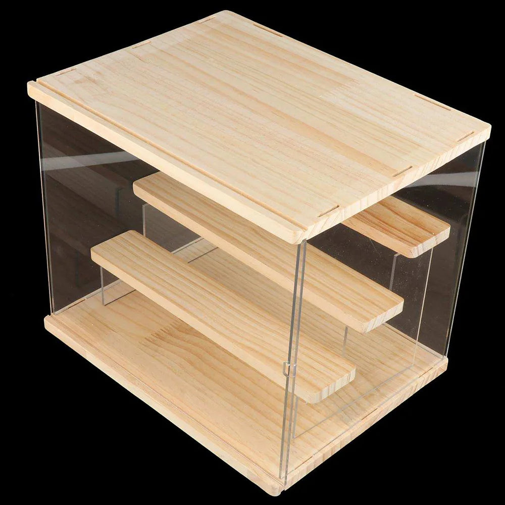 Acrylic Display Box 4 Stairs Countertop Organizer