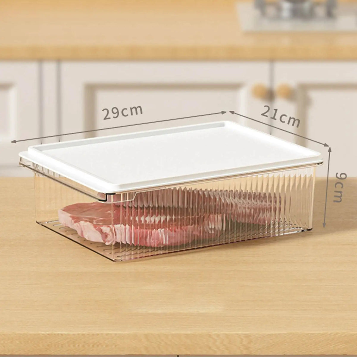 Plastic Refrigerator Organizer 4L for Meat Food Storage