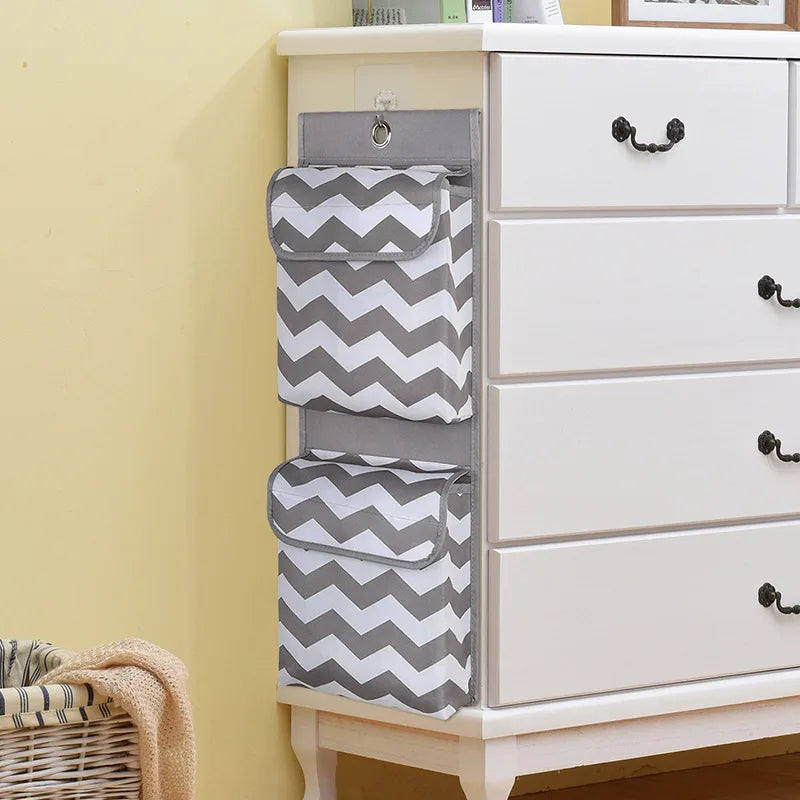 Oxford Fabric Hanging Storage Bag (Gray)