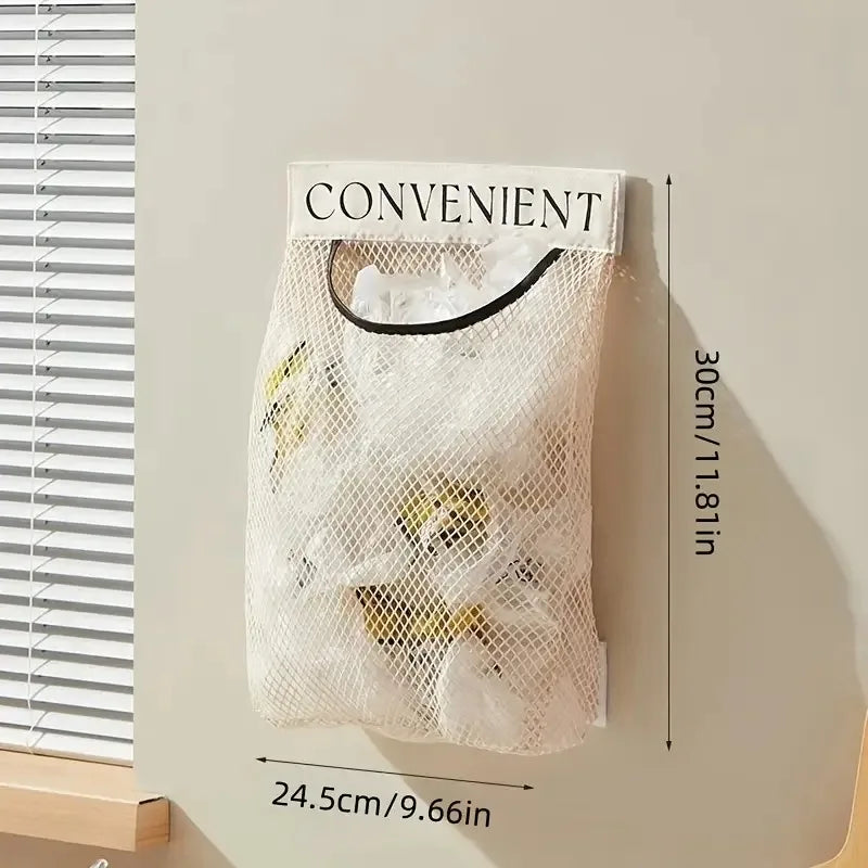 Grocery Bag Dispenser Wall Mounted Organizer Plastic Bag Holder