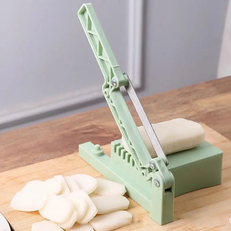 Manual Food Bread Vegetable Slicer (Green)